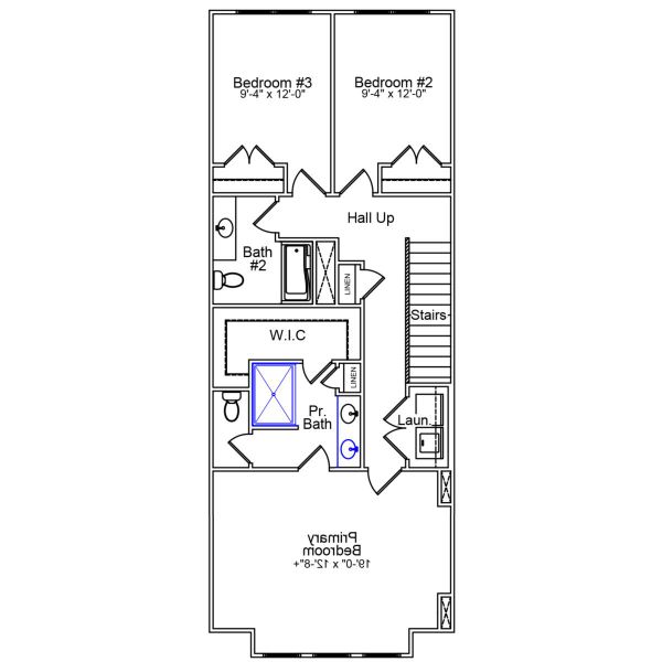 2D floor plan layout of this home in Sweetbrier, Durham, NC (Image 3).