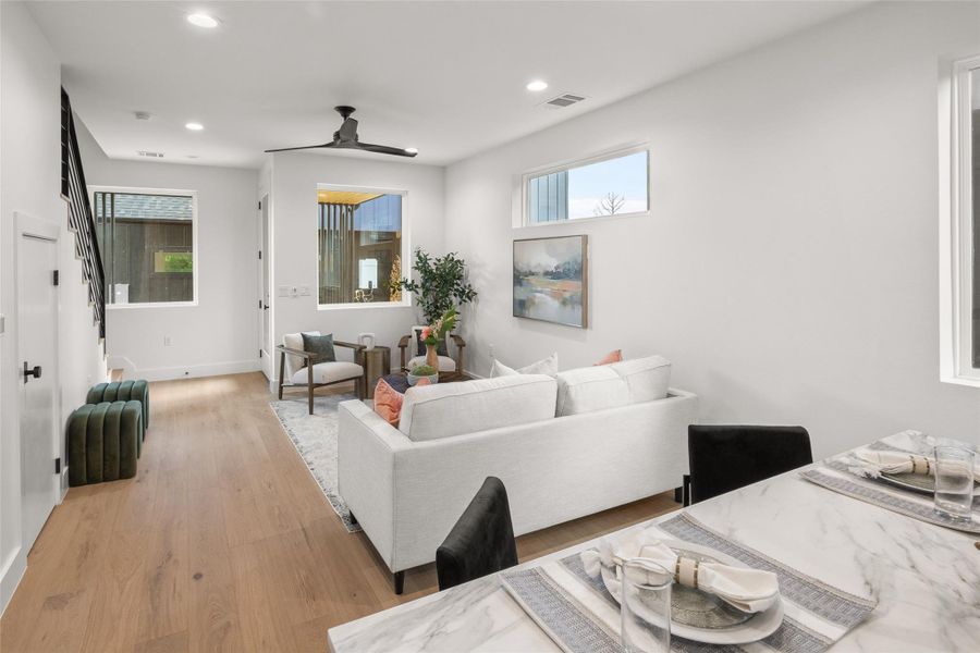 Furnished interior view inside a new home in , Austin (Image 3).