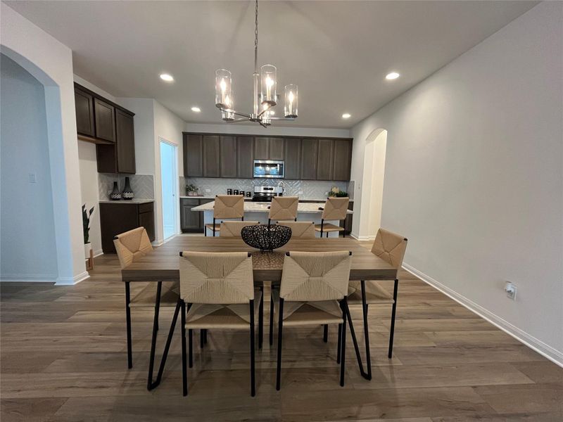 Furnished interior view inside a new home in Wellspring, Round Rock (Image 9).