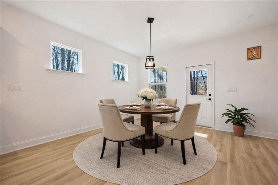 Furnished interior view inside a new home in , Cumming (Image 9).