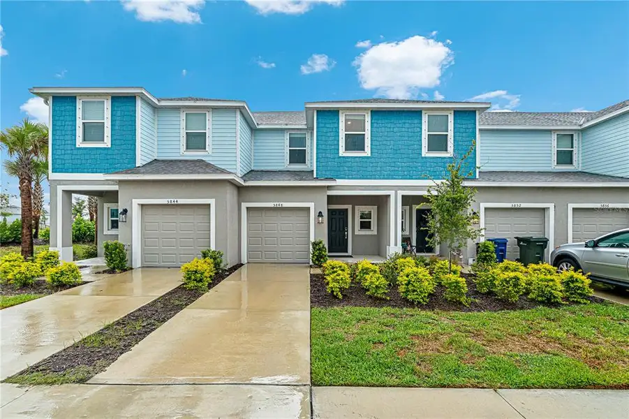 Front exterior of a new home in , Nokomis, FL, highlighting curb appeal (Image 1). Front exterior of a new home in , Nokomis, FL, highlighting curb appeal (Image 1).