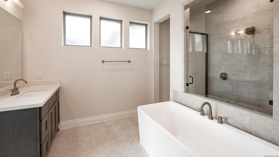 Furnished interior view inside a new home in Legacy at Lake Dunlap, New Braunfels (Image 7).