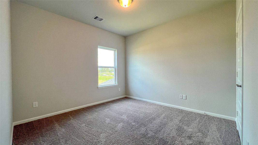 The Brambling- Bedroom 3. Sample floor plan image for illustration; upgrades, options, and colors may vary.