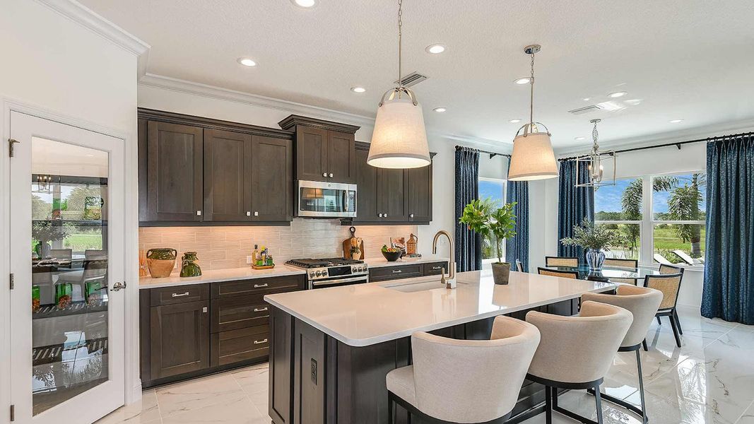 Furnished interior view inside a new home in Windward, Lakewood Ranch (Image 14). Furnished interior view inside a new home in Windward, Lakewood Ranch (Image 14).