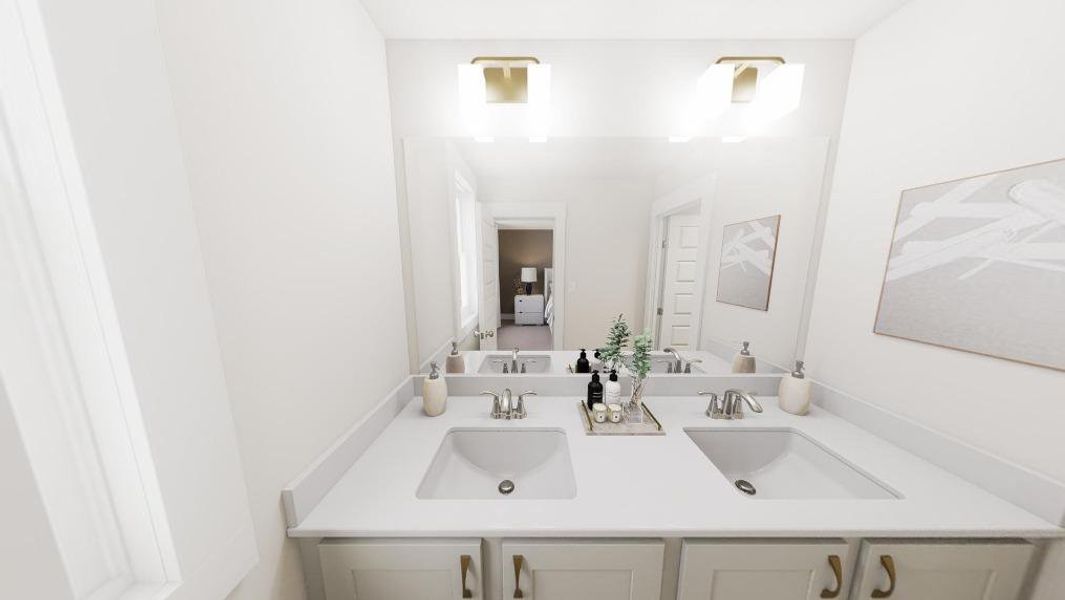 Furnished interior view inside a new home in Allen Park, Raleigh (Image 5).