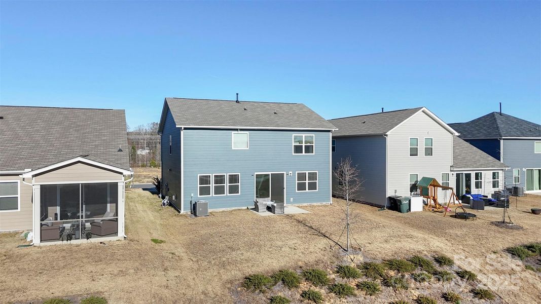 Exterior details and patio area of a home in Waxhaw Landing, Monroe (Image 23).