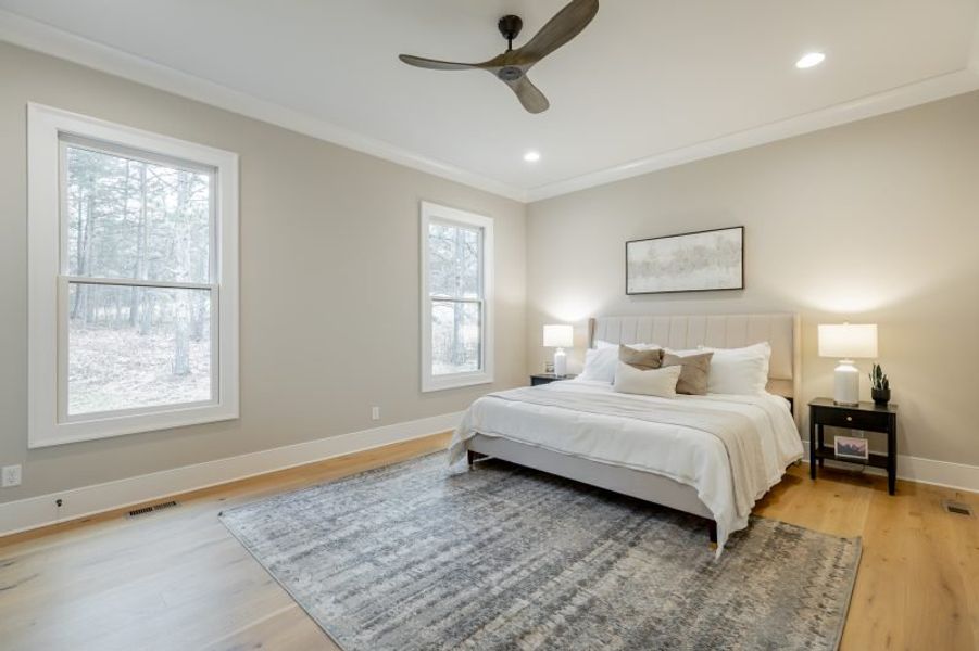 Furnished interior view inside a new home in River Gorge Ranch, Guild (Image 101).