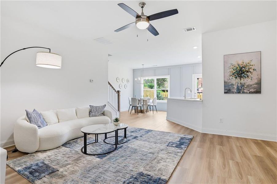 Furnished interior view inside a new home in , Ball Ground (Image 27).