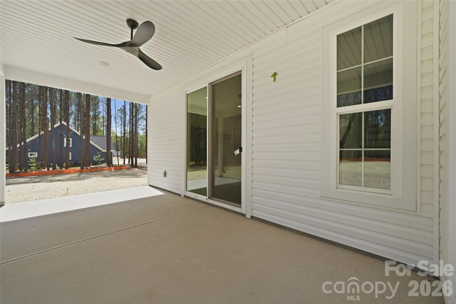 Exterior details and patio area of a home in , York (Image 4).