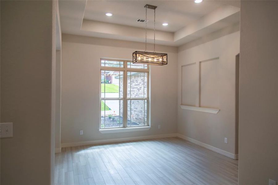 Flex room off the kitchen and living area.