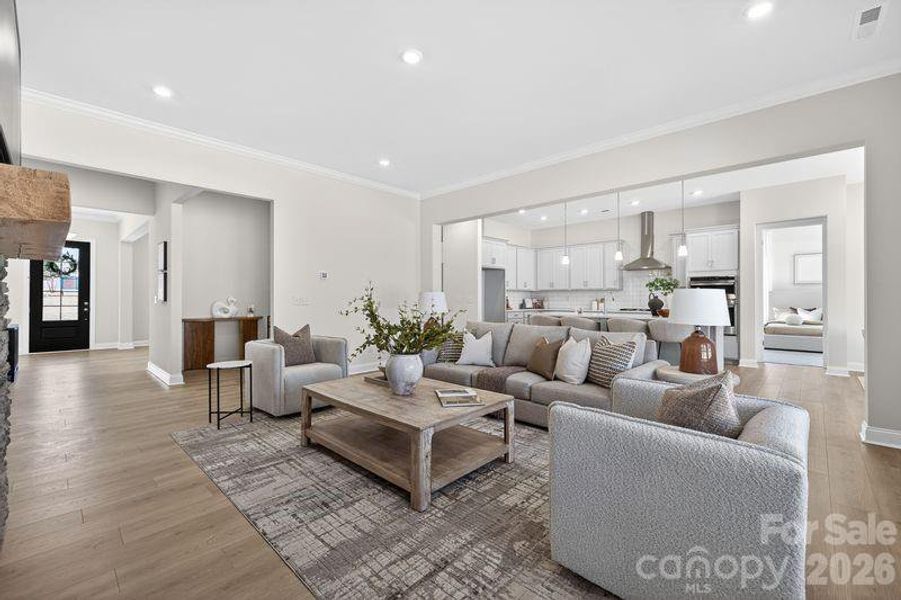 Furnished interior view inside a new home in Rolling Meadows, Mooresville (Image 4).