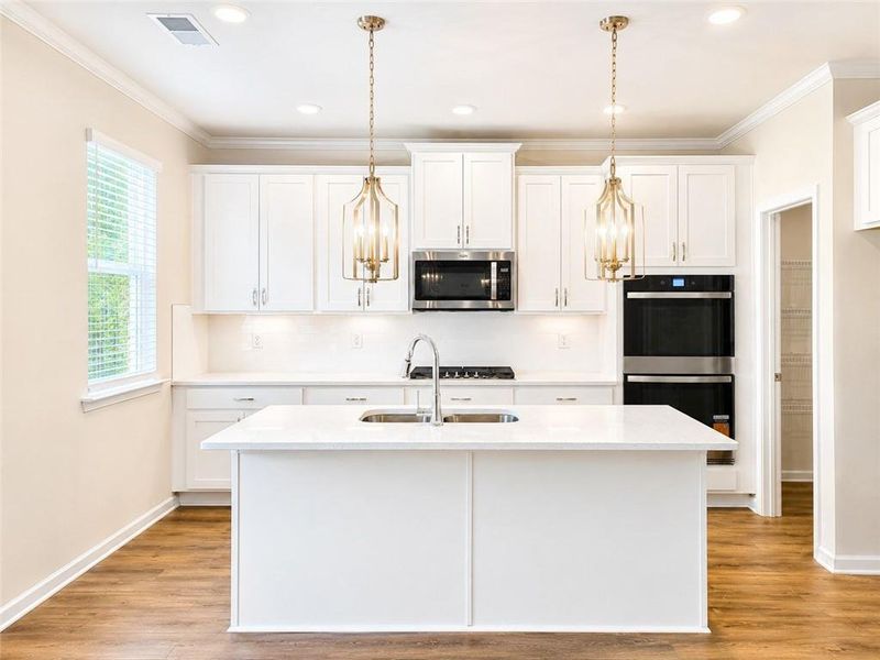 Furnished interior view inside a new home in , Lawrenceville (Image 3).