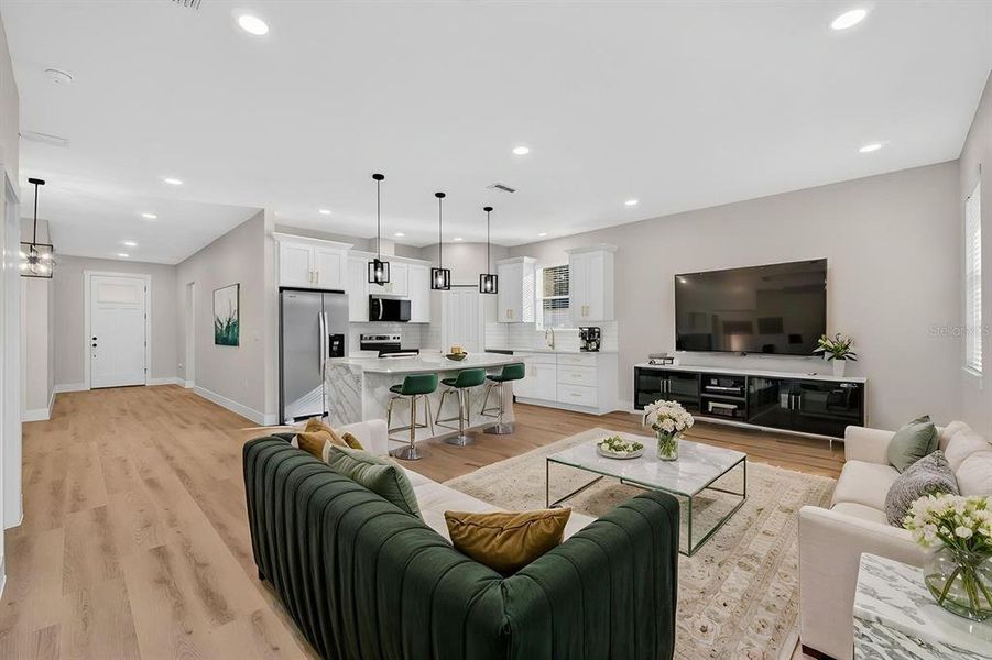 Furnished interior view inside a new home in , Brooksville (Image 8).