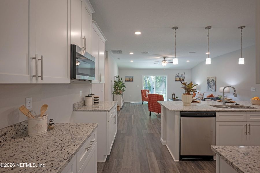 Furnished interior view inside a new home in , Jacksonville (Image 10).