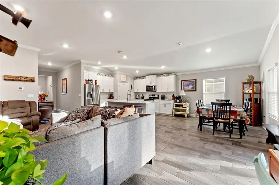 Furnished interior view inside a new home in Sawmill Branch, Palm Coast (Image 4).