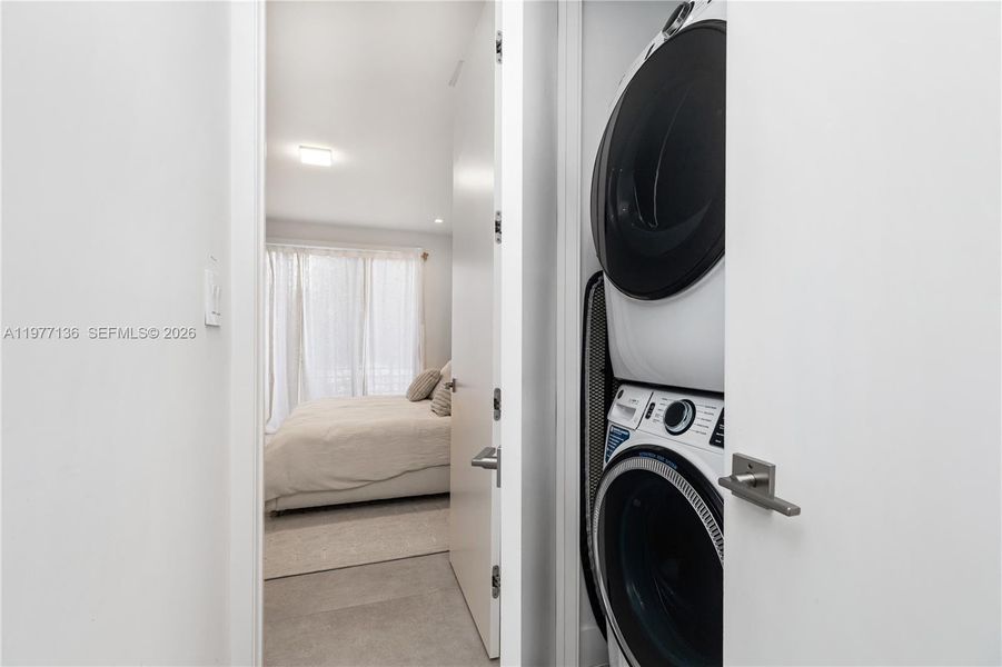 Furnished interior view inside a new home in , Miami (Image 53).