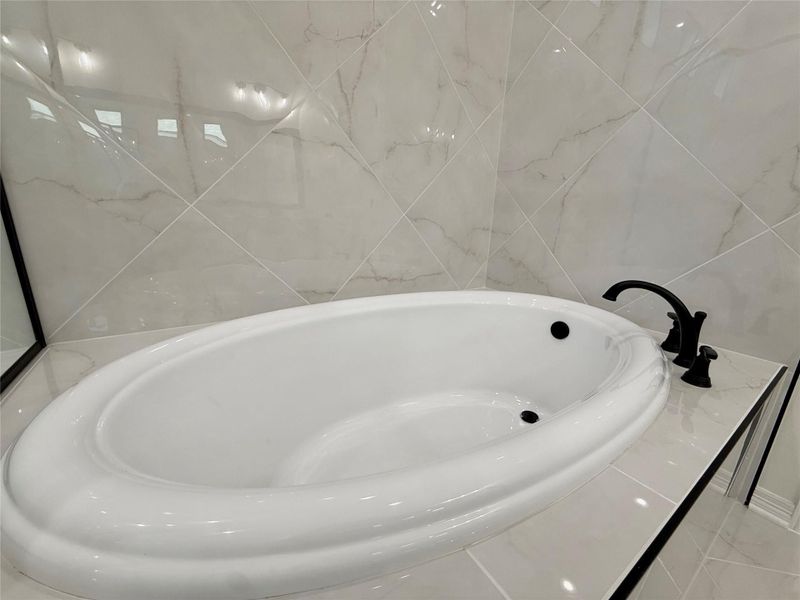 Bathroom with a bath