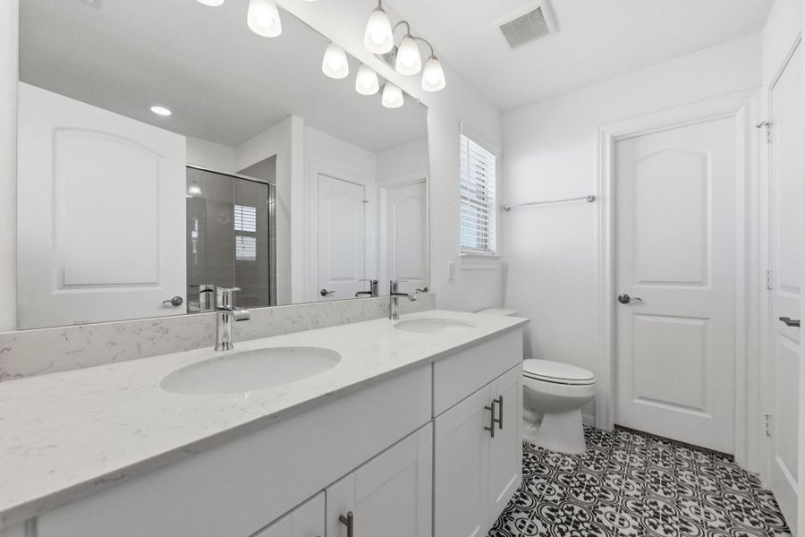 Furnished interior view inside a new home in East Parke, Austin (Image 9). Furnished interior view inside a new home in East Parke, Austin (Image 9).