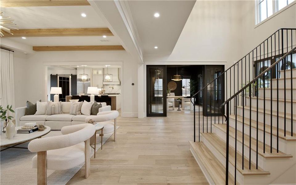 Furnished interior view inside a new home in , Alpharetta (Image 52). Furnished interior view inside a new home in , Alpharetta (Image 52).