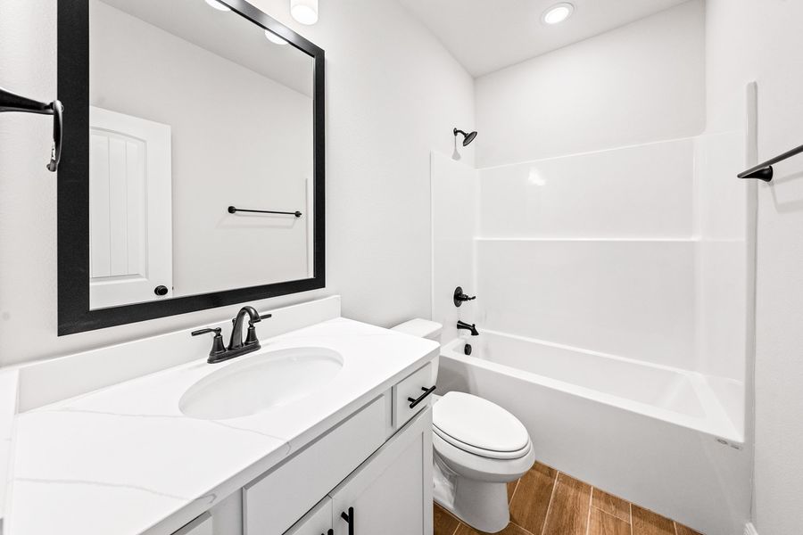 Furnished interior view inside a new home in Bird Song at Hammock Bay, Freeport (Image 8).