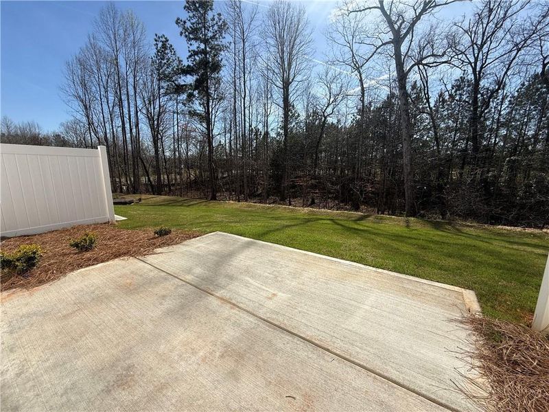 Exterior details and patio area of a home in The Towns at Auburn Station East, Auburn (Image 15).