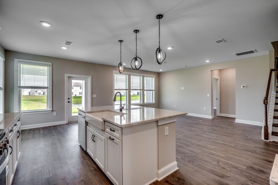 Furnished interior view inside a new home in The Groves of Berkeley, Moncks Corner (Image 9).