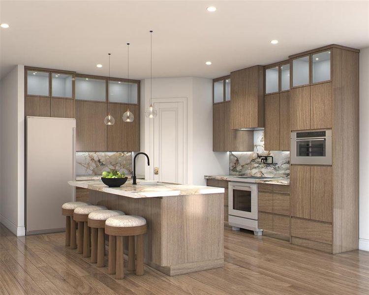 Furnished interior view inside a new home in , Red Oak (Image 11).