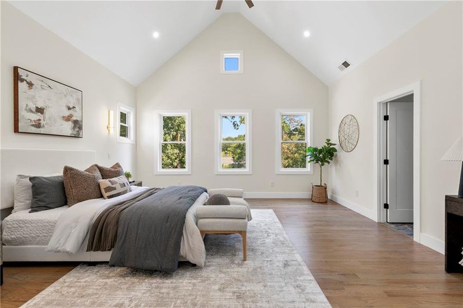 Furnished interior view inside a new home in , Atlanta (Image 11).