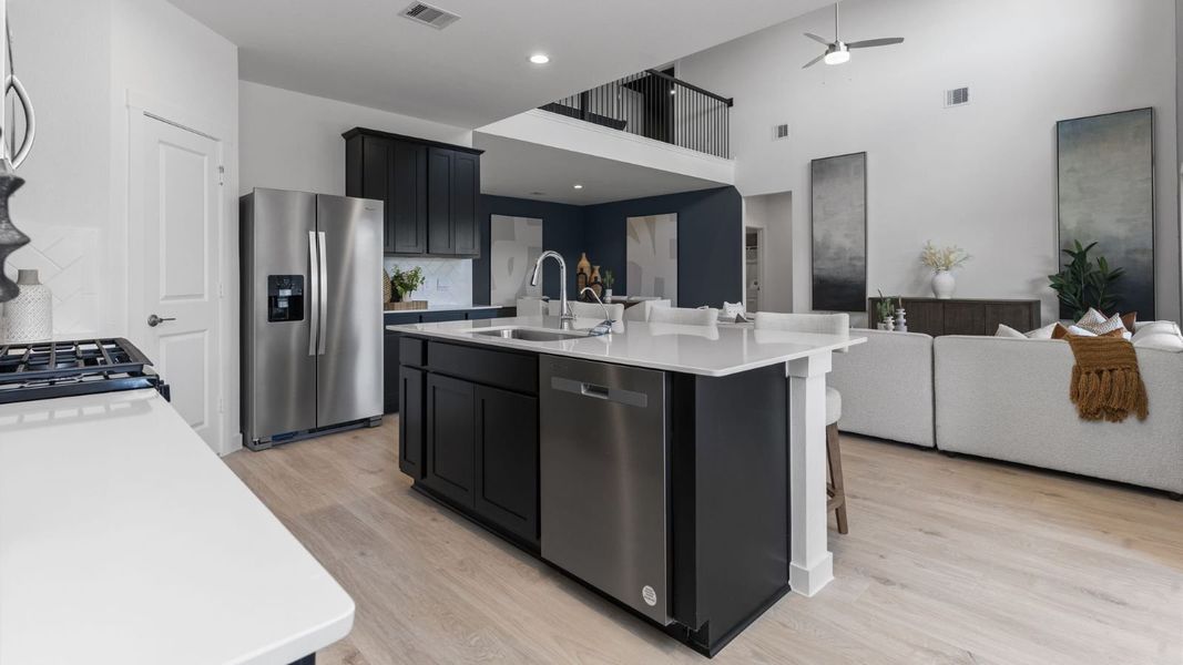 Furnished interior view inside a new home in Tamarron, Fulshear (Image 20).