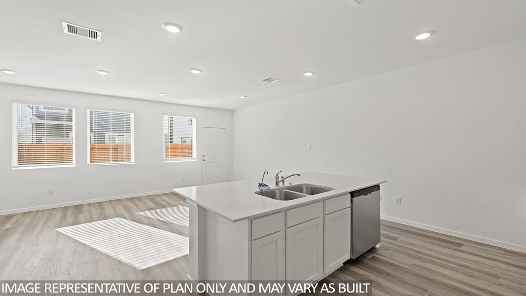 Furnished interior view inside a new home in The Villas at Legacy Park, Houston (Image 3). Furnished interior view inside a new home in The Villas at Legacy Park, Houston (Image 3).