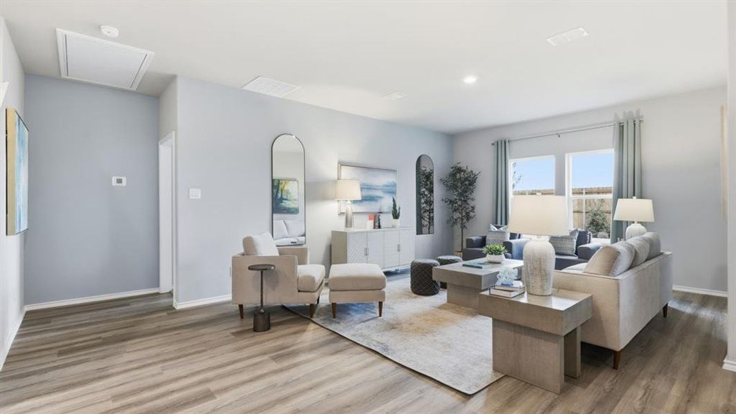 Furnished interior view inside a new home in , Fort Worth (Image 6).
