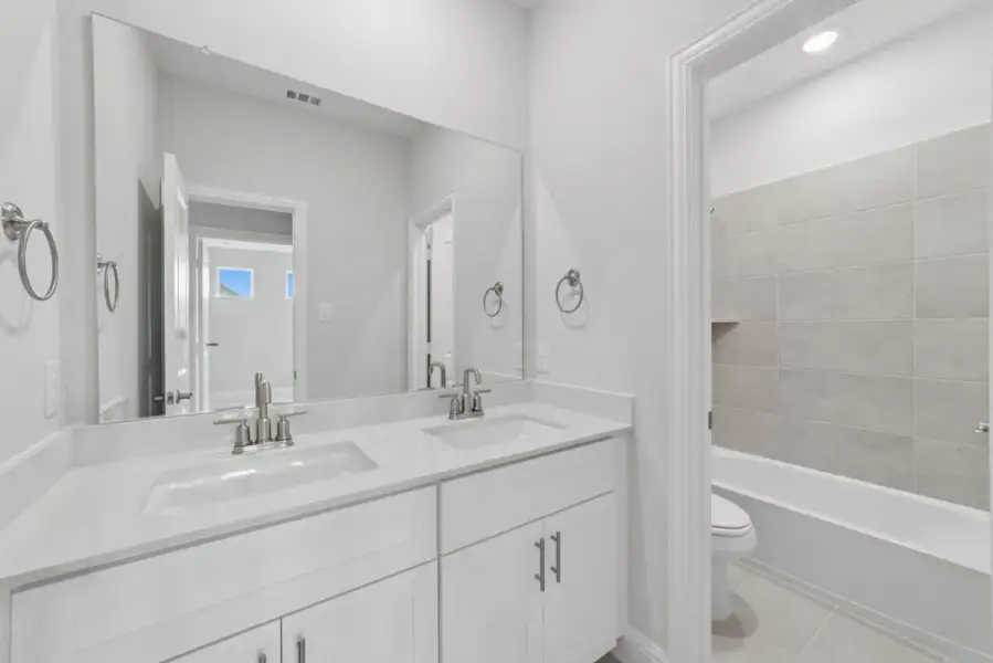 Representative furnished interior of a home built from the Maisie by Landon Homes in Lexington Frisco, Frisco (Image 8).