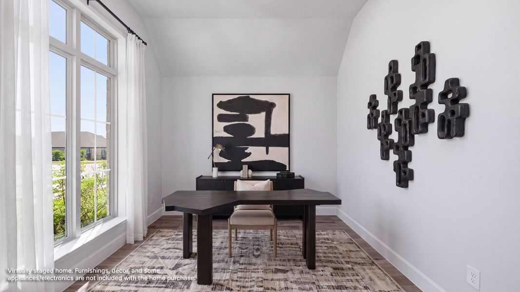 Furnished interior view inside a new home in Ventana, Fort Worth (Image 10).