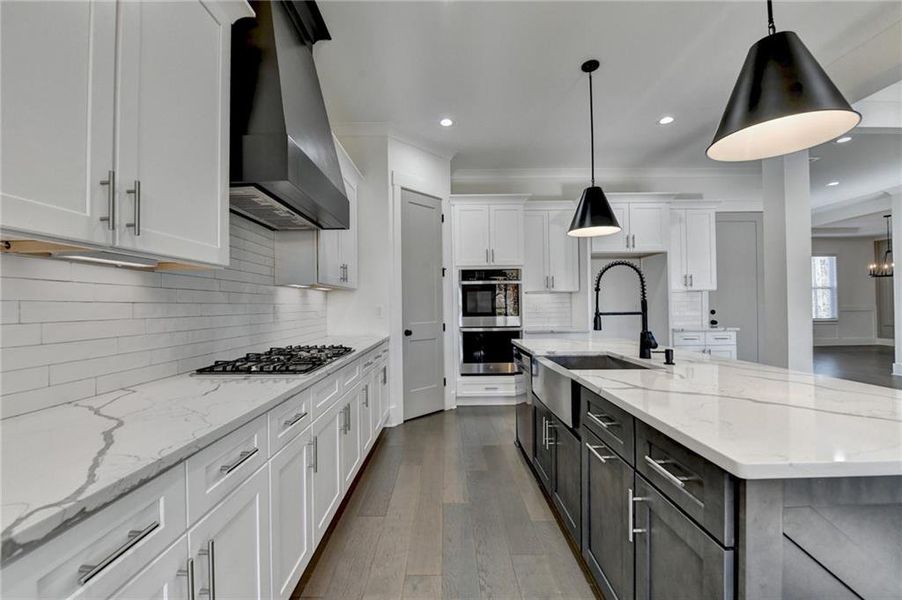 Furnished interior view inside a new home in , Buford (Image 11).