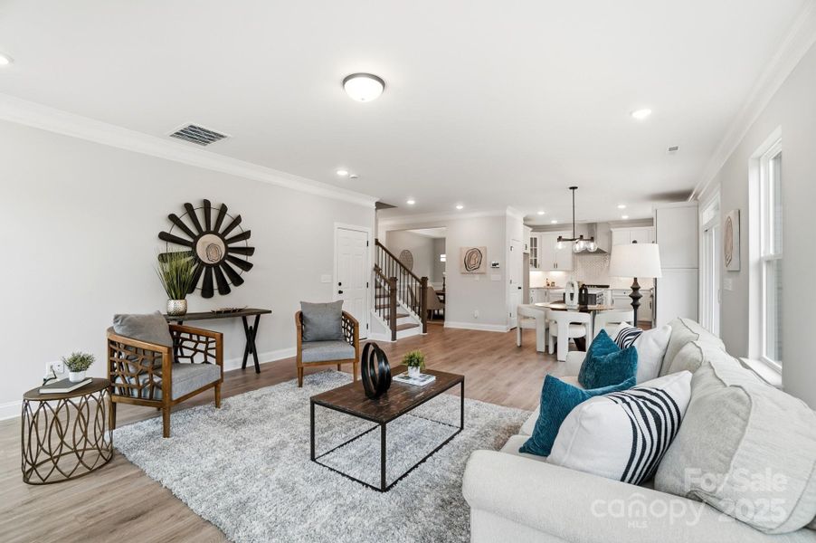 Furnished interior view inside a new home in Carrington, Stanley (Image 8).