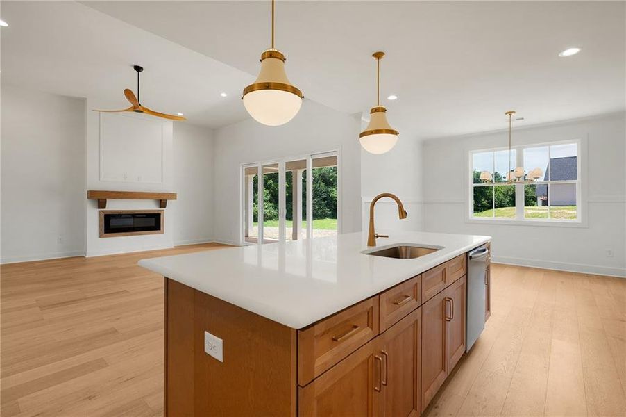 Furnished interior view inside a new home in , Calhoun (Image 4).