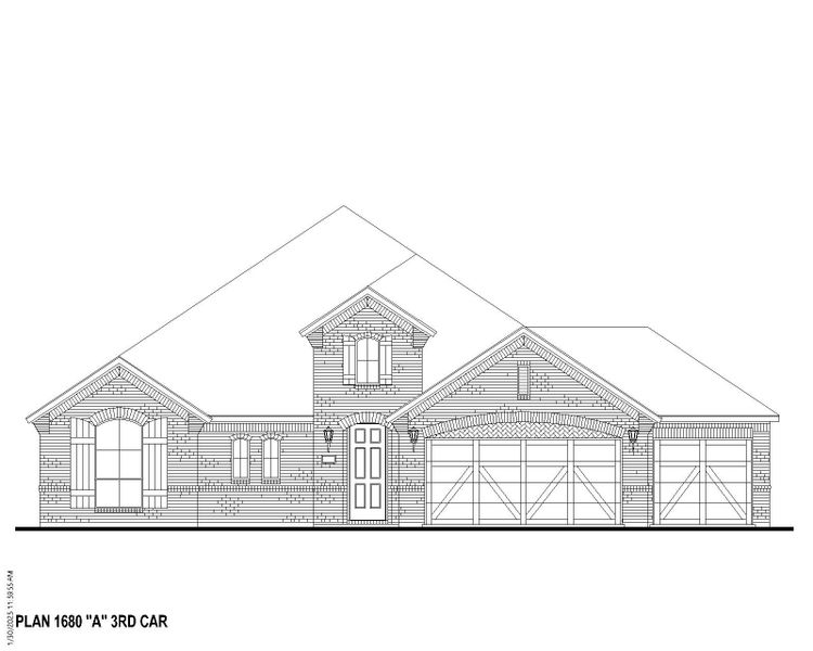 Plan 1680 Elevation A (3C) Plan 1680 Elevation A (3C)