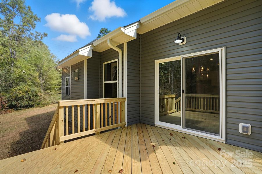 Exterior details and patio area of a home in , Statesville (Image 3).
