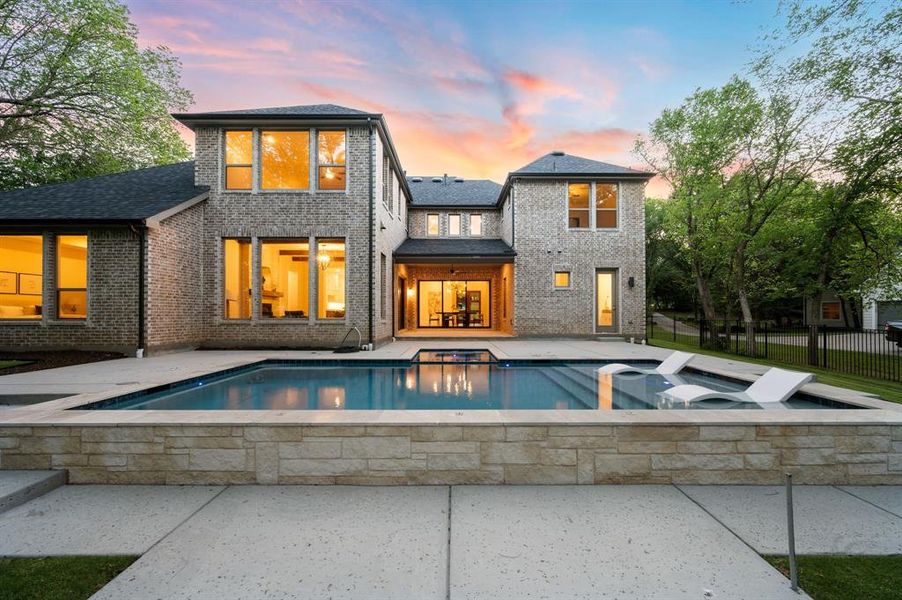 Exterior details and patio area of a home in , Keller (Image 29).