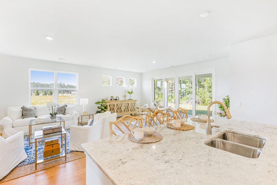 Furnished interior view inside a new home in Rivers Reach, Yemassee (Image 16).