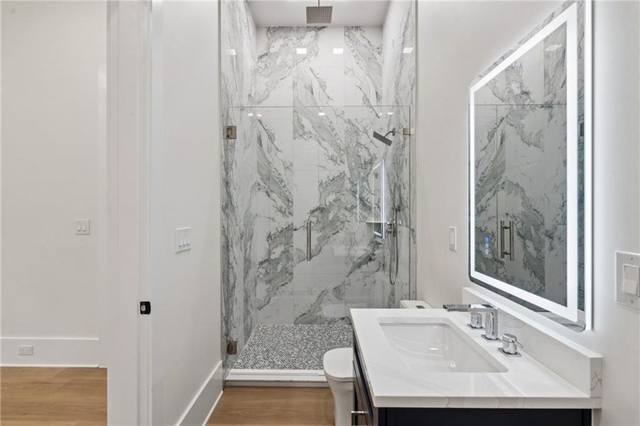 Furnished interior view inside a new home in , Auburn (Image 41).