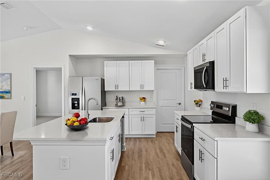 Furnished interior view inside a new home in Cape Coral, Cape Coral (Image 6). Furnished interior view inside a new home in Cape Coral, Cape Coral (Image 6).
