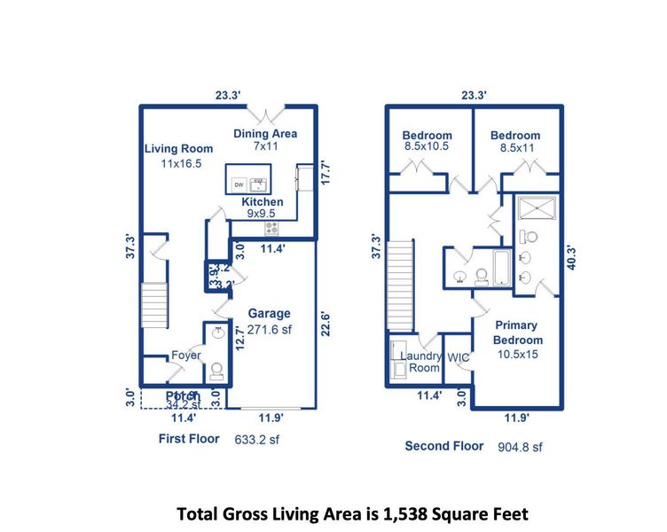 2D floor plan layout of this home in , Charleston, SC (Image 3).