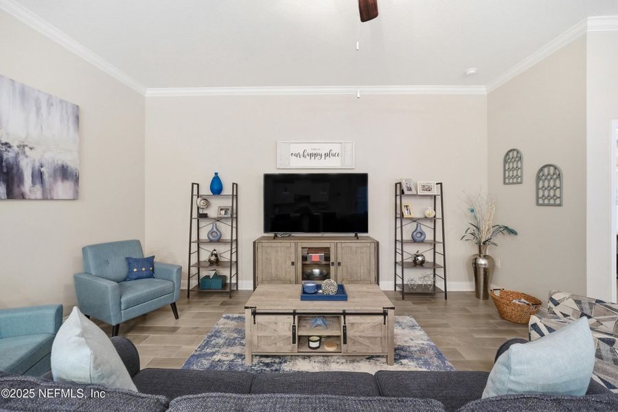 Furnished interior view inside a new home in Parkland Preserve, St. Augustine (Image 30).