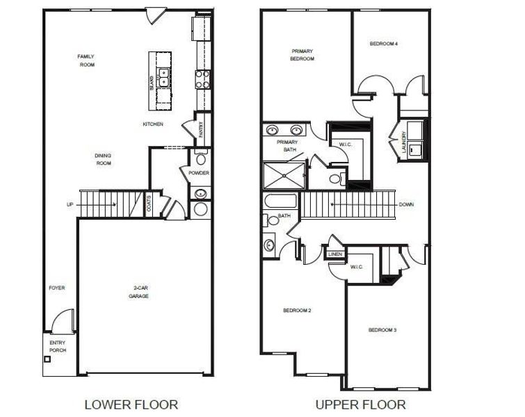 2D floor plan layout of this home in , Norcross, GA (Image 5).