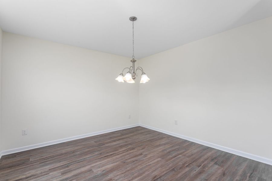 Representative unfurnished interior of a home built from the Dayton by Keystone Homes NC in The Wilcox, Greensboro (Image 26).