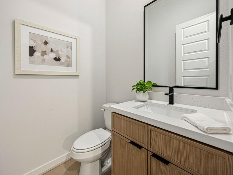 Furnished interior view inside a new home in Shepherd Heights, Houston (Image 16). Furnished interior view inside a new home in Shepherd Heights, Houston (Image 16).