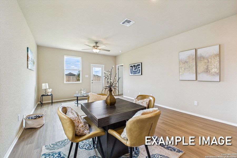 Furnished interior view inside a new home in Agave, San Antonio (Image 12).