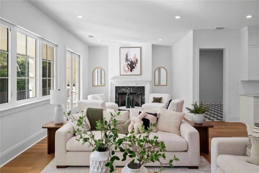 Furnished interior view inside a new home in , Tampa (Image 8).