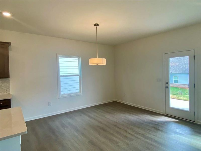 Spacious, unfurnished interior of a new home in Eastlyn Crossing, Flowery Branch (Image 19). Spacious, unfurnished interior of a new home in Eastlyn Crossing, Flowery Branch (Image 19).